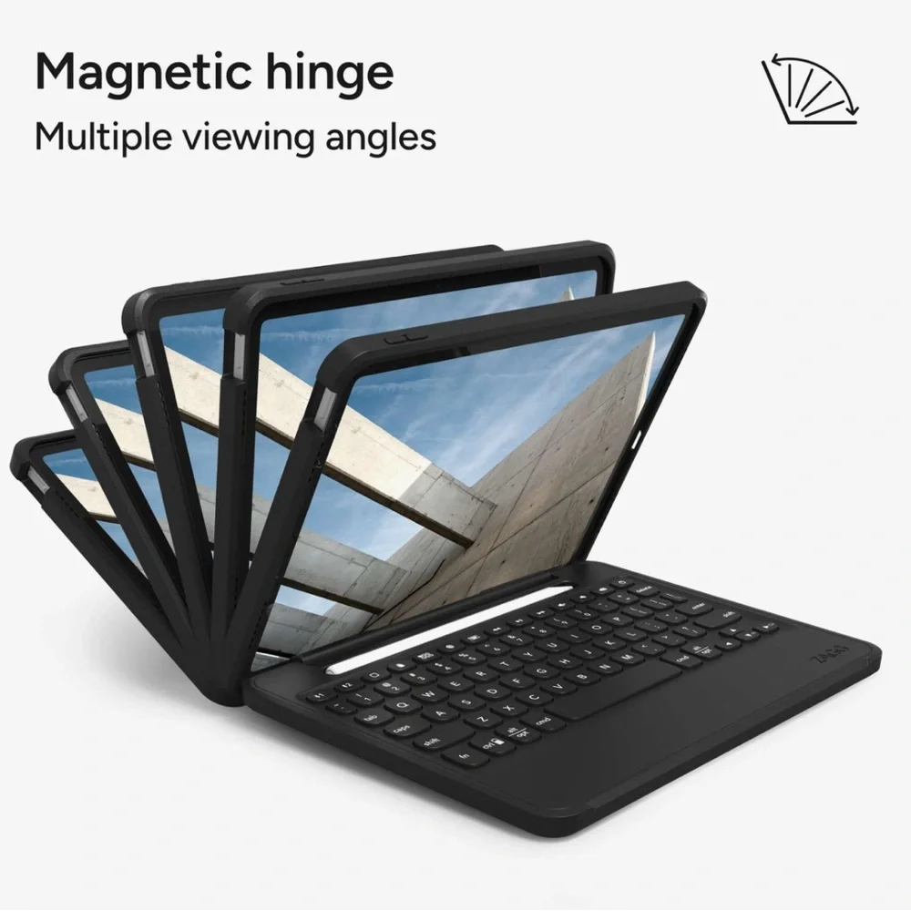 Messenger Folio Bluetooth Keyboard Case for iPad and iPad Pro